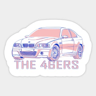 BMW E46 M3 Sticker